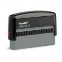 Timbro doppio datario con testo Trodat Printy 4816/PL PERSONALIZZATO dimensione max pers.ne 51,5x5 mm 1 riga testo 11666