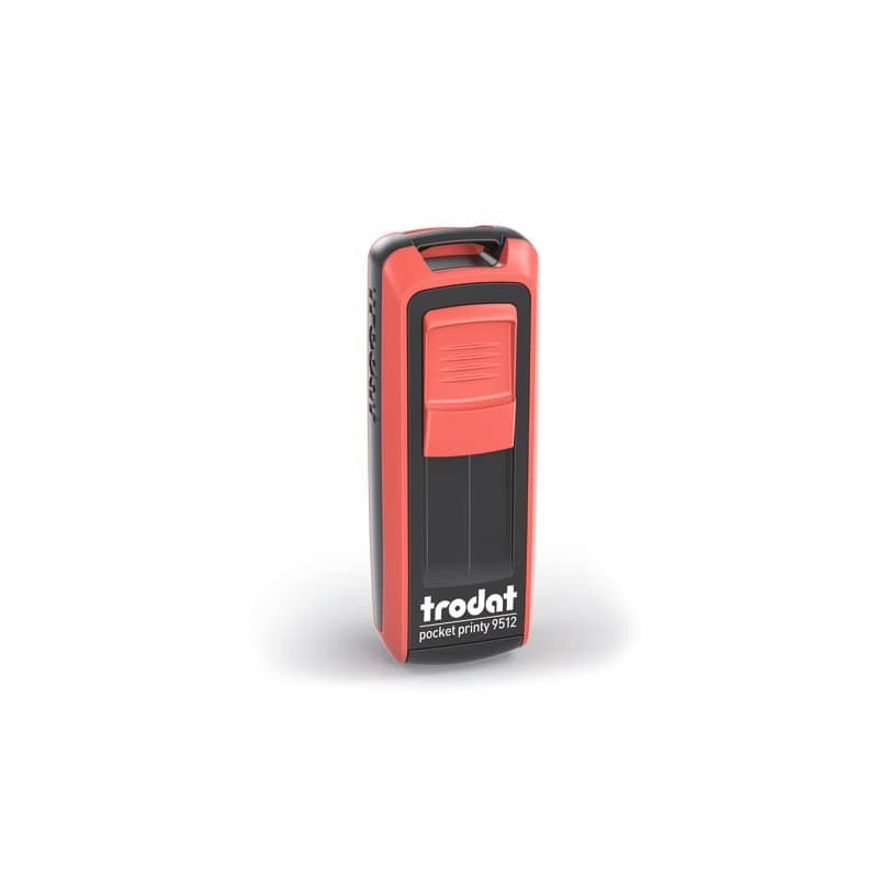 Pocket Printy 9512 - Timbro di testo tascabile PERSONALIZZATO dimensione max pers.ne 47x18 mm - fino a 5 righe 183353