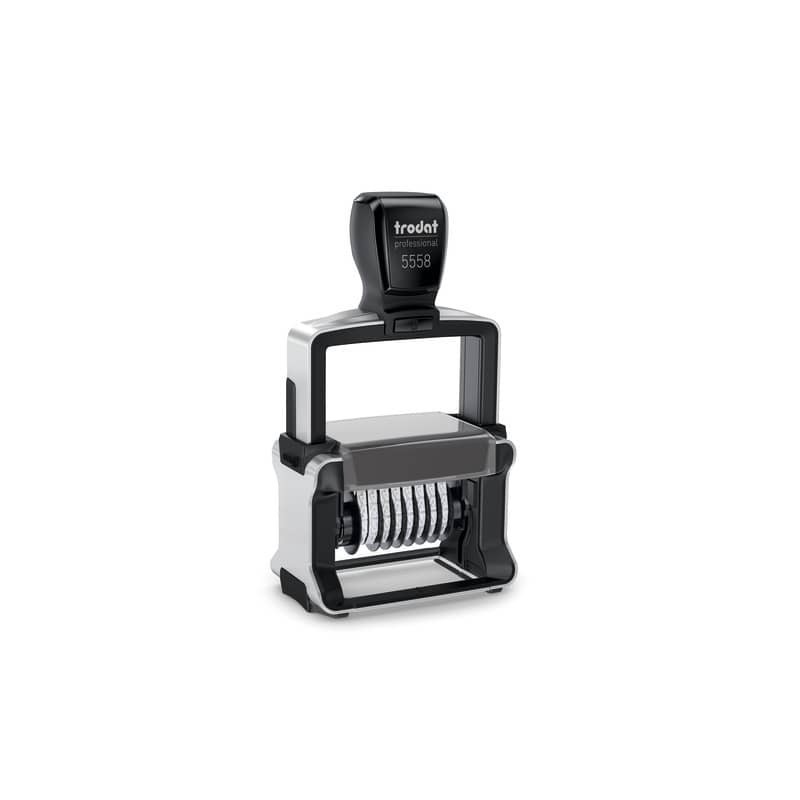 Professional 55510/PL Timbro numeratore PERSONALIZZATO - 10 numeri -56x33 mm - fino a 3+3 righe - 133898