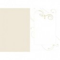 Biglietti augurali natalizi 12x18 cm - Biembi conf. da 4 con testo in rilievo BBD502C76