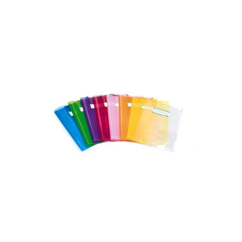 Copriquaderno CMAXI A4 eco-polietilene Colibrì  130 my trasparente verde 400174467 (Conf.24)
