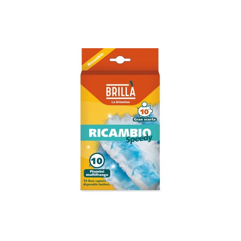 Ricarica piumini catturapolvere Speedy Brillà in conf. da 10 pezzi RIC02523A (Conf.5)