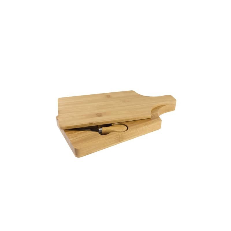 Tagliere con set coltelli per formaggio Girasole - marrone - 7000000