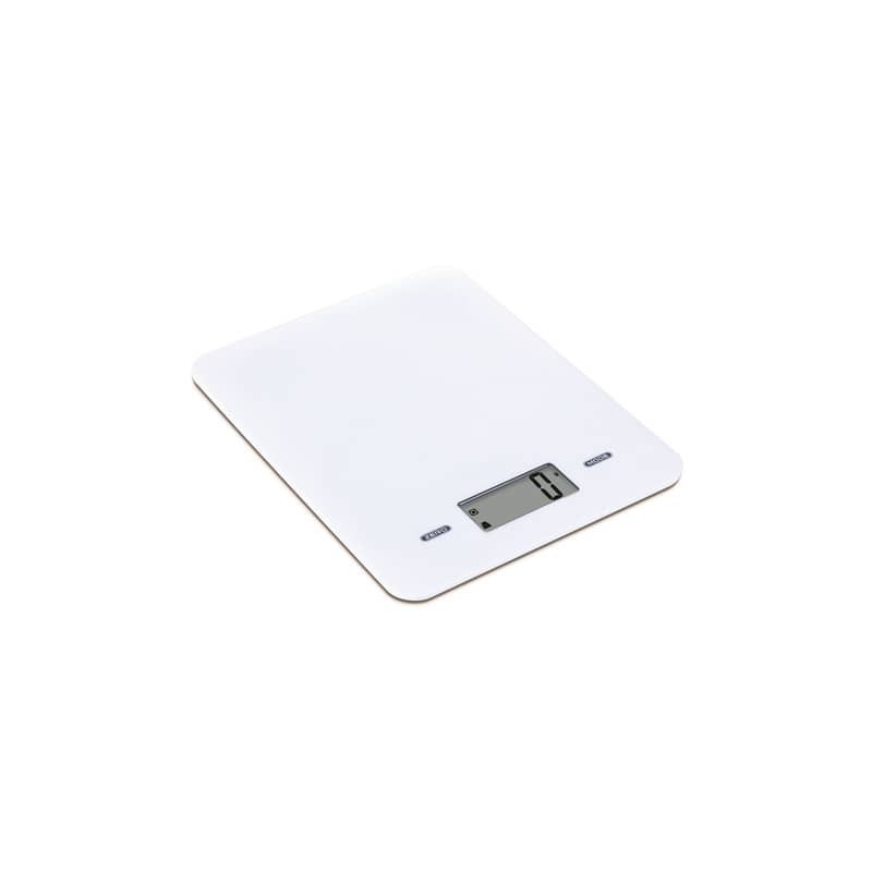 Bilancia da cucina ad alta precisione Melchioni Family Slimmy con display LCD bianca - 5 Kg - 118210027