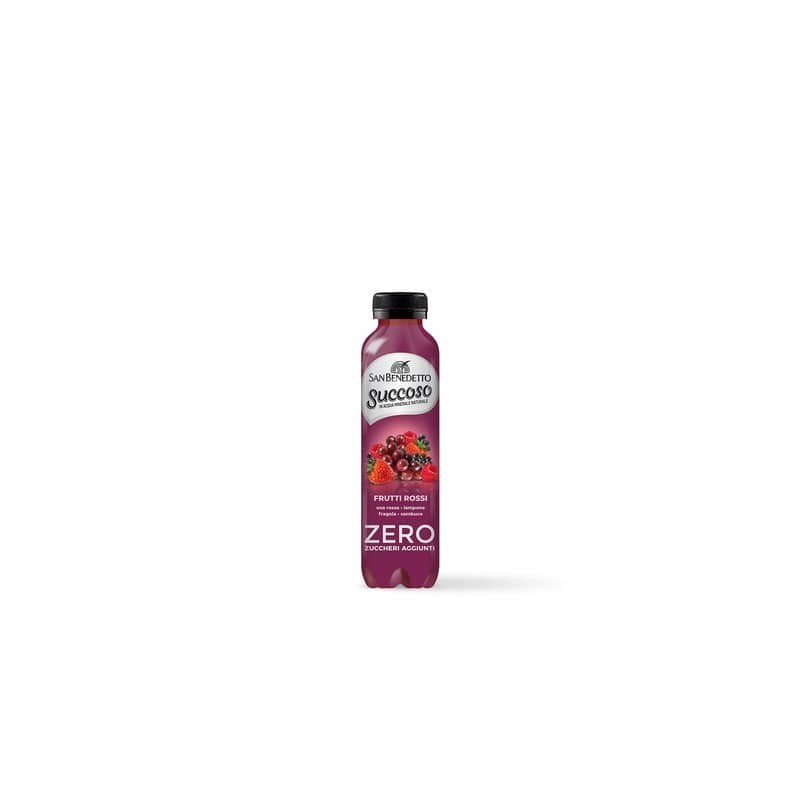 Succoso Zero gusto Frutti Rossi in PET formato 0,40 L San Benedetto - conf. da 12 bottigliette - 1771