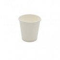 Bicchiere bianco in cartoncino PAP - 2,5gr - ø 62 mm - conf. 50 pz Fibraware 120 ml/80cc - 61718 (Conf.3)