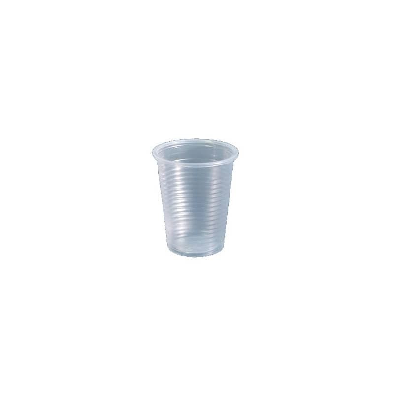Bicchiere trasparente in PLA bio imbustati sing. - ø 70 mm - conf. 750 pz - Special Pack IlipBio 200ml/200cc -