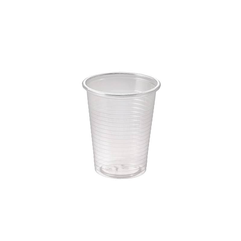 Bicchiere in PP - 2 gr - 200 ml/200 cc - ø 70 mm - conf. 100 pz FlexiCup trasparente - 61756 (Conf.3)