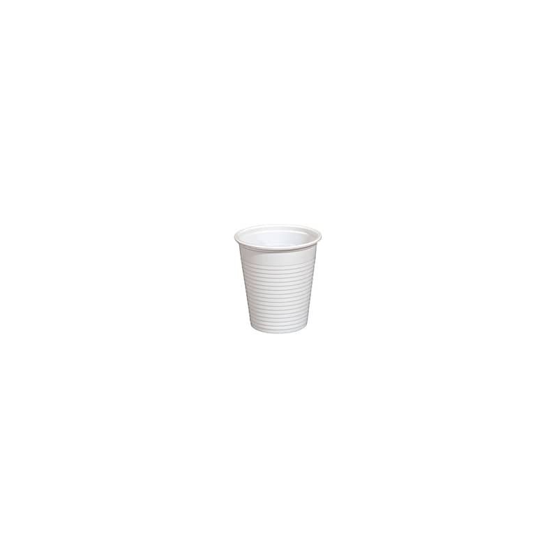Bicchiere in PP - 1,9 gr - 170 ml/160 cc - ø 70 mm - conf. 100 pz FlexiCup bianco 61738 (Conf.3)