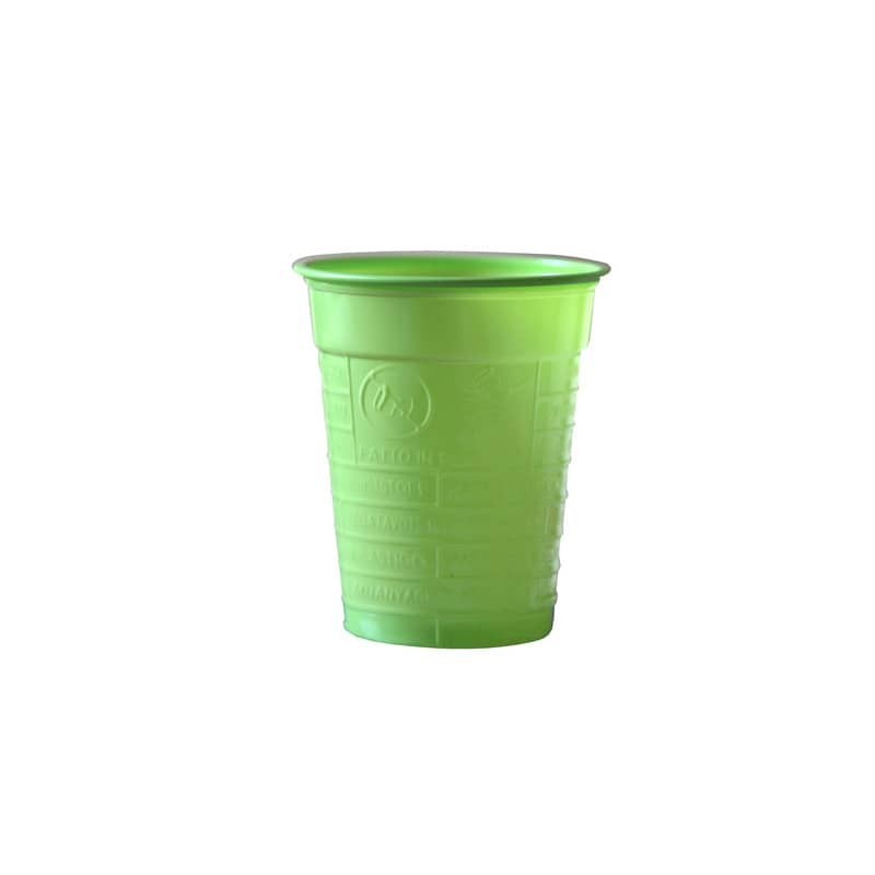 Bicchieri in PS Dopla DO Colors 200 ml verde acido - conf. 100 pz - 2738