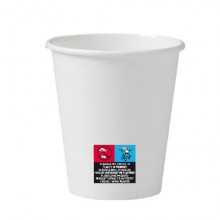 Bicchieri Dopla Green in carta marcati - bianco 250 ml - conf. 50 pz 42134 (Conf.3)