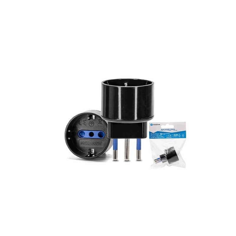 Adattatore a 1 via P30 Aigostar 10A - nero 228835