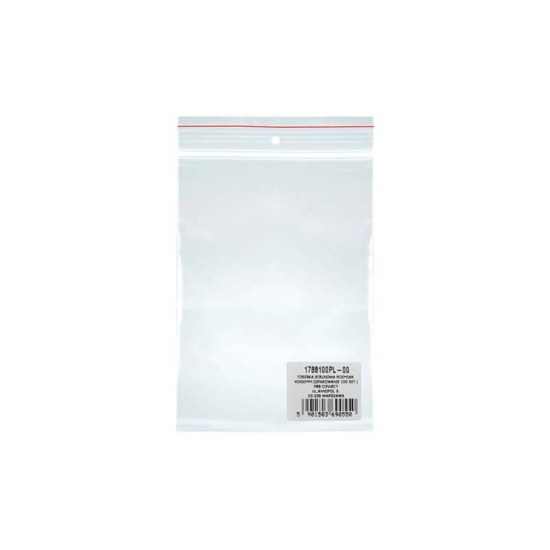 Buste con chiusura a pressione trasparenti in LDPE Donau 21,5x30 cm conf. da 100 pz - 1792800PL-00
