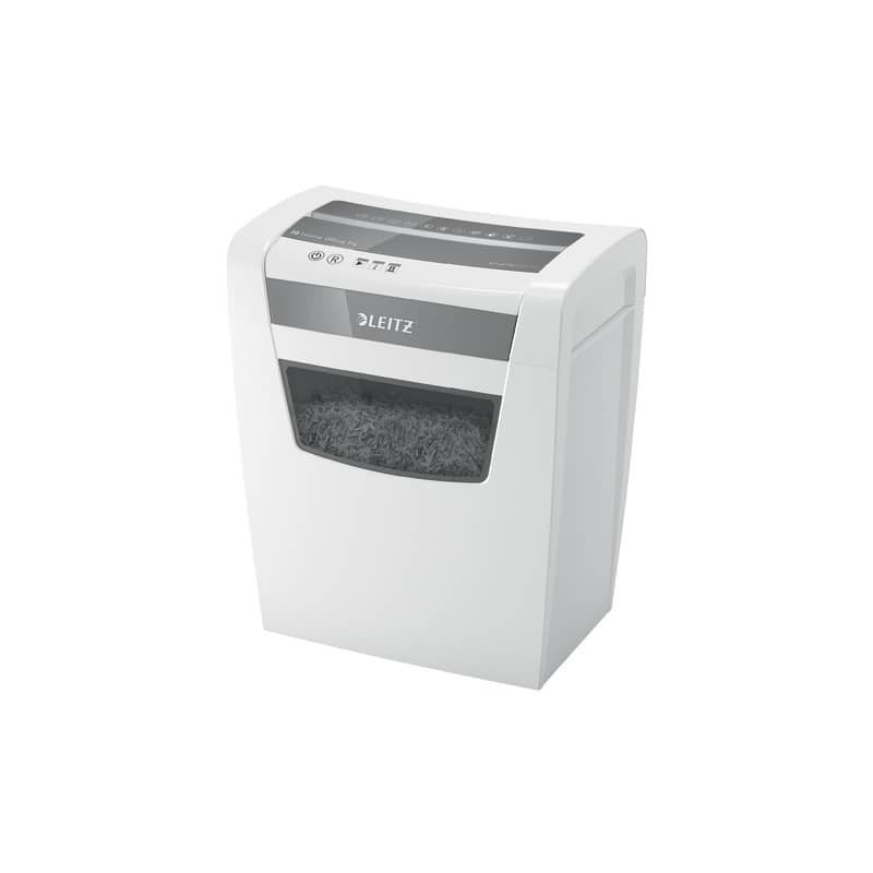 Distruggidocumenti manuale Leitz IQ P4 Home Office - 23 L - bianco - 80090100