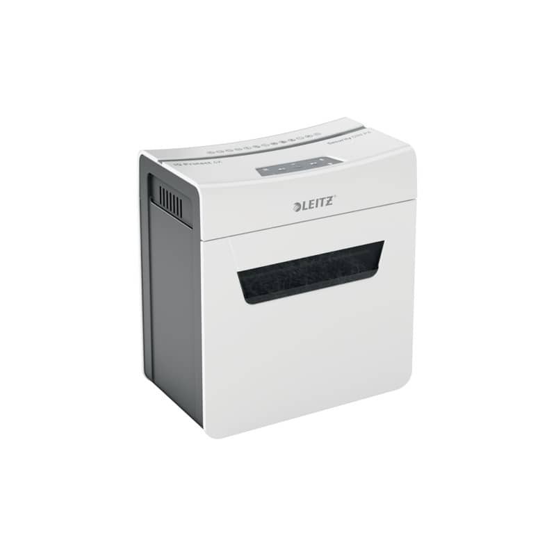 Distruggidocumenti manuale Leitz IQ P4 Protect 6X - 10 L - bianco - 80900000
