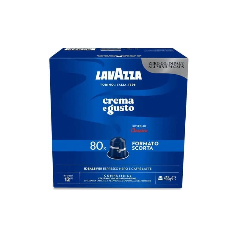 Caffè in capsule compatibili Nespresso Classico C&G Lavazza - conf. da 80 pz - 7020