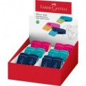 Gomma Faber Castell mini Sleeve 3 colori assortiti pastello - 182445 (Conf.24)