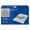 Acquerello tascabile Winson&Newton Cotman 24 mezzi godet assortiti - 0390376