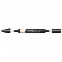 Pennarelli Winsor&Newton Promarker Brush doppia punta scalpello-pennello - satin Y129 - 0204186