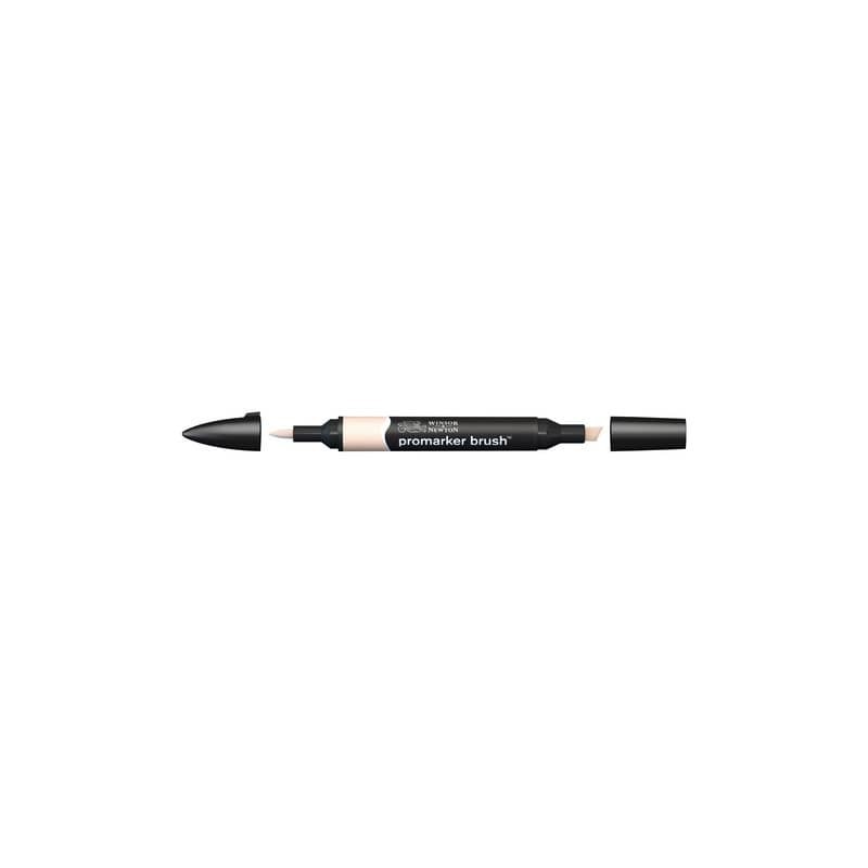 Pennarelli Winsor&Newton Promarker Brush doppia punta scalpello-pennello - satin Y129 - 0204186