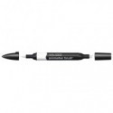 Pennarelli Winsor&Newton Promarker Brush doppia punta scalpello-pennello - cool grey 1 CG1 - 0204161
