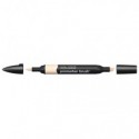 Pennarelli Winsor&Newton Promarker Brush doppia punta scalpello-pennello - dusky pink O518 - 0204200