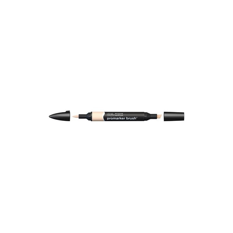 Pennarelli Winsor&Newton Promarker Brush doppia punta scalpello-pennello - dusky pink O518 - 0204200