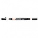 Pennarelli Winsor&Newton Promarker Brush doppia punta scalpello-pennello - putty O618 - 0204300