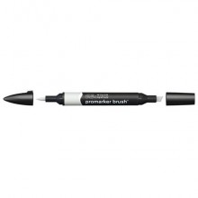 Pennarelli Winsor&Newton Promarker Brush doppia punta scalpello-pennello - cool grey 2 CG2 - 0204160