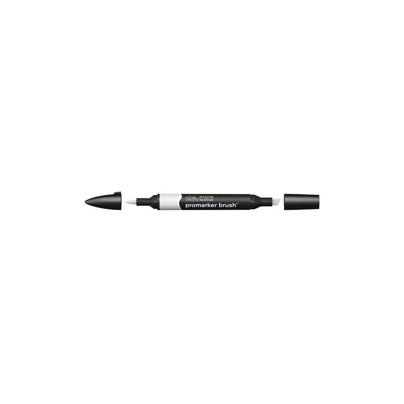 Pennarelli Winsor&Newton Promarker Brush doppia punta scalpello-pennello - cool grey 2 CG2 - 0204160
