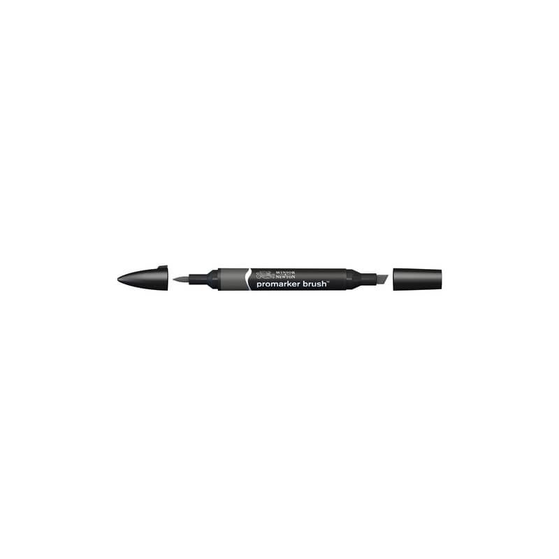 Pennarelli Winsor&Newton Promarker Brush doppia punta scalpello-pennello - cool grey 5 CG5 - 0204157
