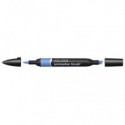 Pennarelli Winsor&Newton Promarker Brush doppia punta scalpello-pennello - china blue B736 - 0204198