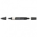 Pennarelli Winsor&Newton Promarker Brush doppia punta scalpello-pennello - warm grey 1 WG1 - 0204134