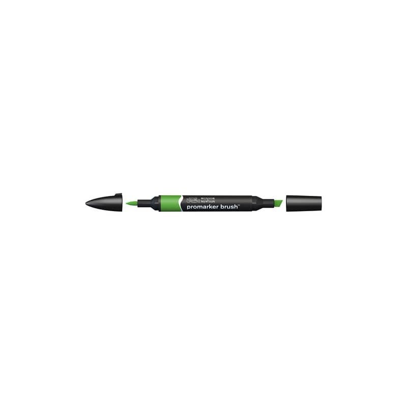 Pennarelli Winsor&Newton Promarker Brush doppia punta scalpello-pennello - forest green G356 - 0204068
