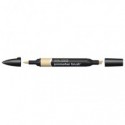 Pennarelli Winsor&Newton Promarker Brush doppia punta scalpello-pennello - sandstone O928 - 0204174