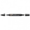 Pennarelli Winsor&Newton Promarker Brush doppia punta scalpello-pennello - warm grey 5 WG5 - 0204129