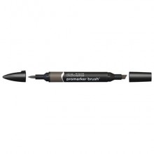 Pennarelli Winsor&Newton Promarker Brush doppia punta scalpello-pennello - warm grey 5 WG5 - 0204129