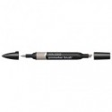 Pennarelli Winsor&Newton Promarker Brush doppia punta scalpello-pennello - warm grey 3 WG3 - 0204132