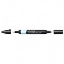 Pennarelli Winsor&Newton Promarker Brush doppia punta scalpello-pennello - cool aqua C429 - 0204204