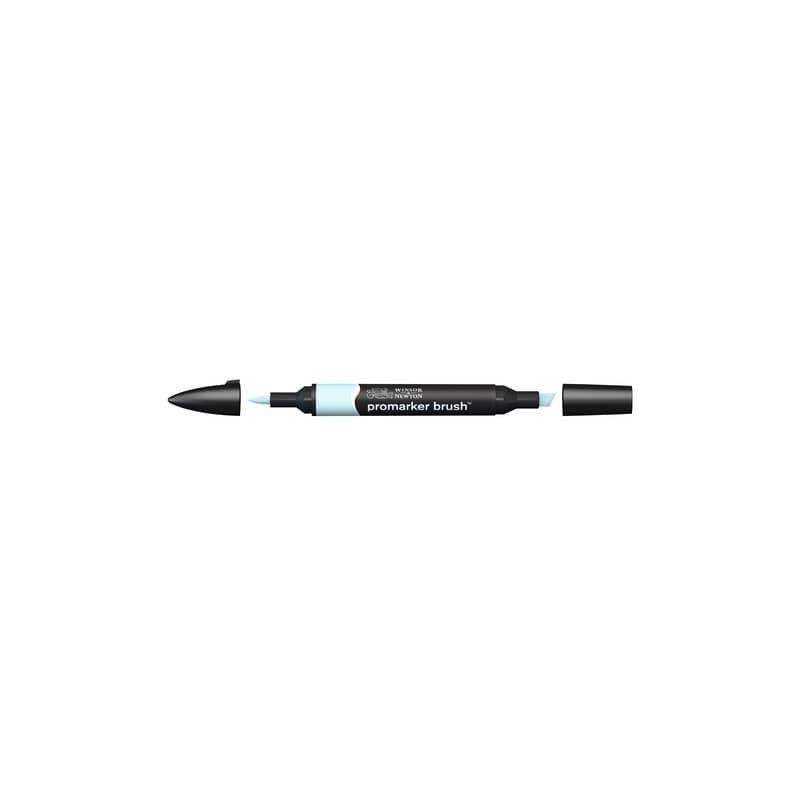 Pennarelli Winsor&Newton Promarker Brush doppia punta scalpello-pennello - cool aqua C429 - 0204204