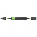 Pennarelli Winsor&Newton Promarker Brush doppia punta scalpello-pennello - bright green G267 - 0204069