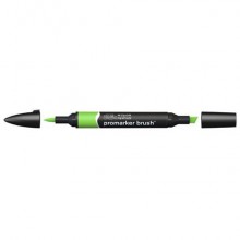 Pennarelli Winsor&Newton Promarker Brush doppia punta scalpello-pennello - bright green G267 - 0204069