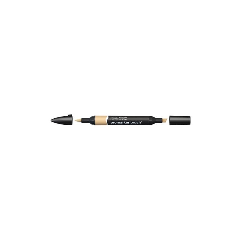 Pennarelli Winsor&Newton Promarker Brush doppia punta scalpello-pennello - praline O837 - 0204385