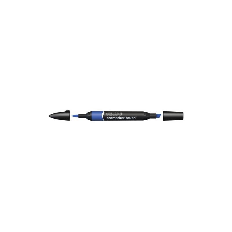 Pennarelli Winsor&Newton Promarker Brush doppia punta scalpello-pennello - egyptian blue B944 - 0204305