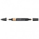 Pennarelli Winsor&Newton Promarker Brush doppia punta scalpello-pennello - cinnamon O427 - 0204199