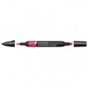 Pennarelli Winsor&Newton Promarker Brush doppia punta scalpello-pennello - ruby R455 - 0204170