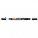 Pennarelli Winsor&Newton Promarker Brush doppia punta scalpello-pennello - cocoa O535 - 0204213