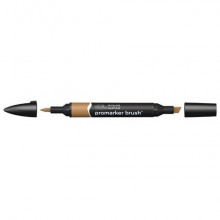 Pennarelli Winsor&Newton Promarker Brush doppia punta scalpello-pennello - cocoa O535 - 0204213