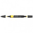 Pennarelli Winsor&Newton Promarker Brush doppia punta scalpello-pennello - sunflower Y156 - 0204224