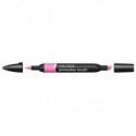 Pennarelli Winsor&Newton Promarker Brush doppia punta scalpello-pennello - cerise M647 - 0204375